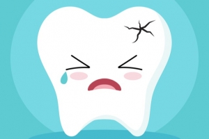 شکستگی و ترک خوردن دندان